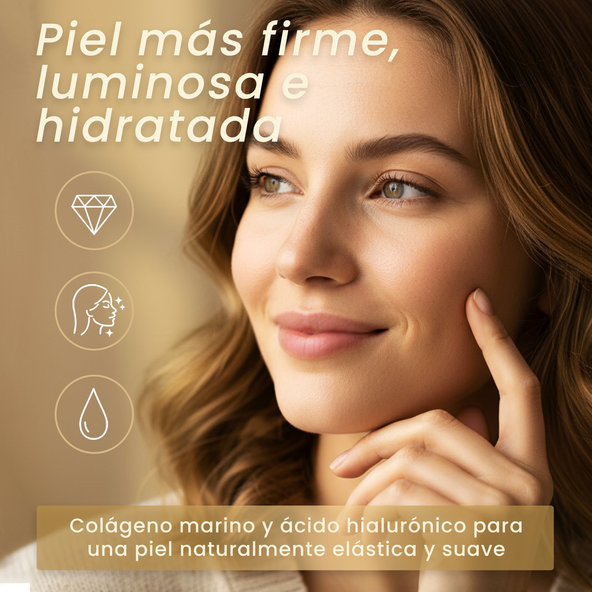 The Magic Cow® GlowFusion | Supercolágeno Marino + Calostro Bovino + Ácido Hialurónico + Biotina, Vitamina C y Zinc | Fórmula avanzada para piel, cabello y uñas (30 dosis)