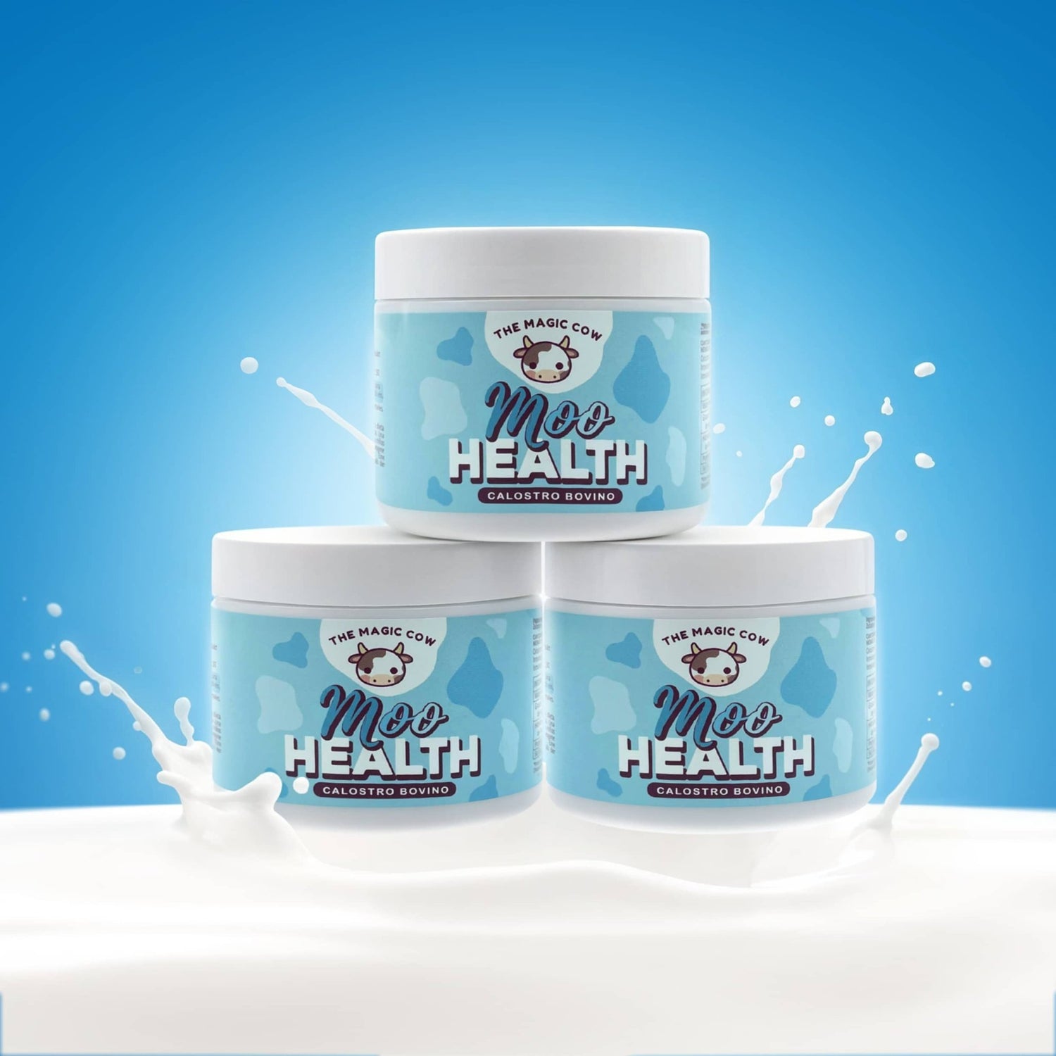 [Pack 3] Calostro Bovino en polvo 100% natural de Vaca de Pasto - The Magic Cow