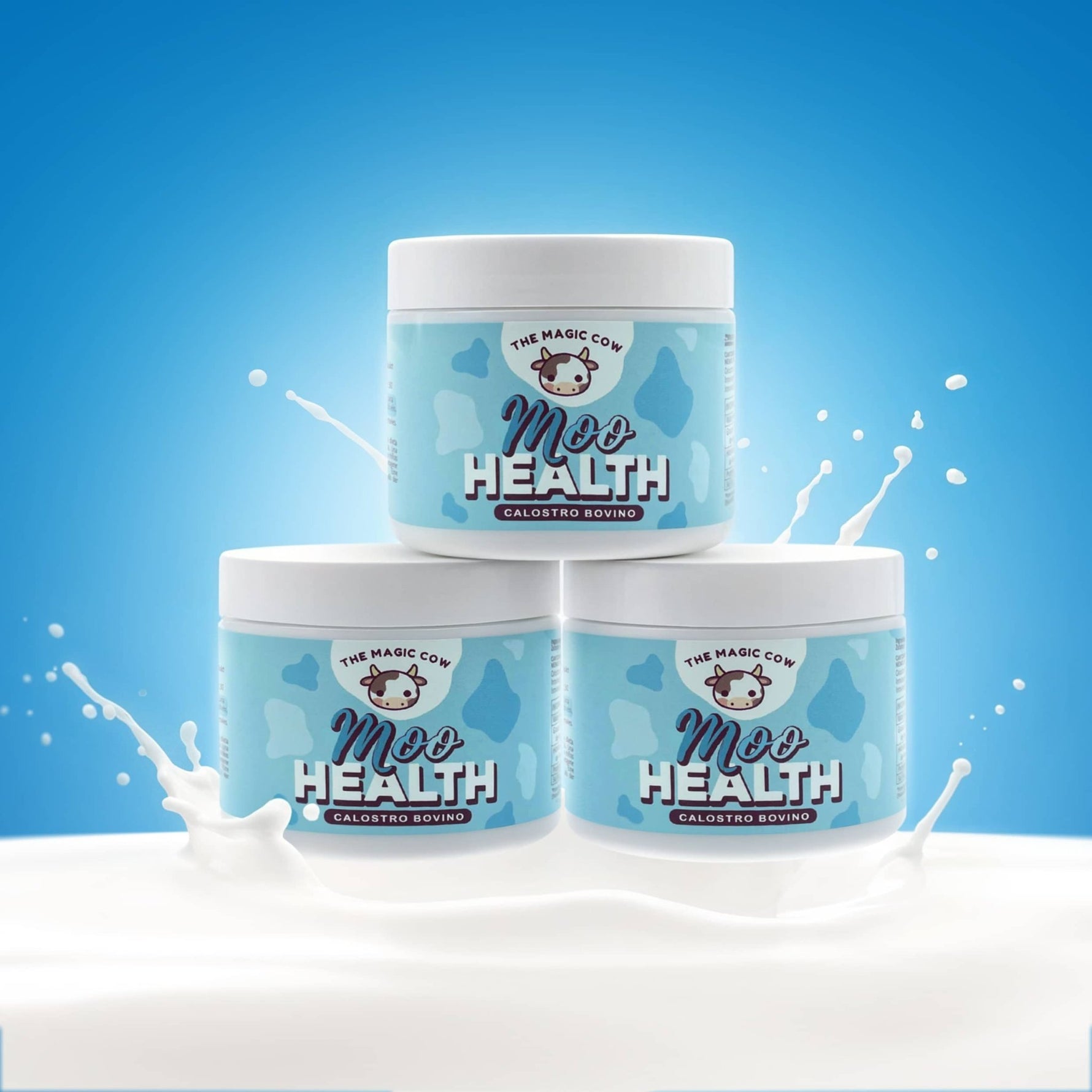 [Pack 3] Calostro Bovino en polvo 100% natural de Vaca de Pasto - The Magic Cow