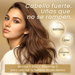 The Magic Cow® GlowFusion | Supercolágeno Marino + Calostro Bovino + Ácido Hialurónico + Biotina, Vitamina C y Zinc | Fórmula avanzada para piel, cabello y uñas (30 dosis) - The Magic Cow