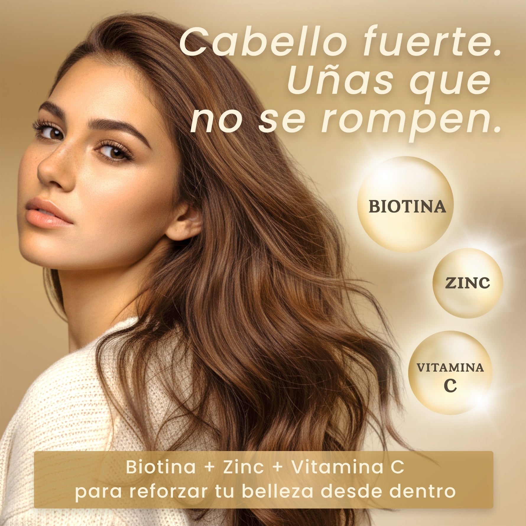 The Magic Cow® GlowFusion | Supercolágeno Marino + Calostro Bovino + Ácido Hialurónico + Biotina, Vitamina C y Zinc | Fórmula avanzada para piel, cabello y uñas (30 dosis) - The Magic Cow